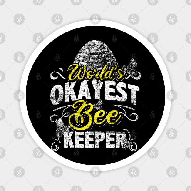 beekeeper bee Magnet by ShirtsShirtsndmoreShirts